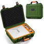 IP67 Waterproof Case for Starlink Mini, Hard Carrying Case for Starlink Mini Dish with Precision Cut Foam, Shockproof Travel Bag for Camping, RV, Hiking, Green