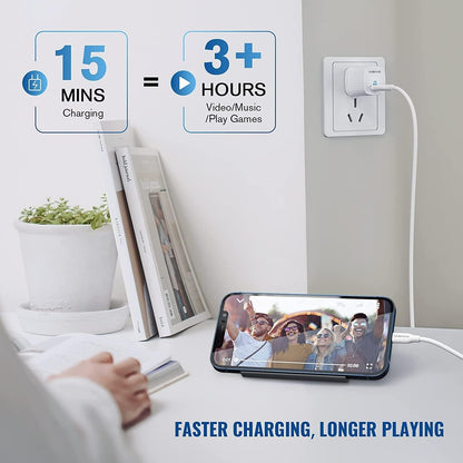 [Apple MFi Certified]10FT Fast iPhone Charger,Extra Long Apple Charger Fast Charging 2Pack USB C Charger Block Plug + 10Foot Lightning Cable Cord for iPhone 14/Pro/Pro Max/Plus/13/12/11/XS/XR/X/SE2022