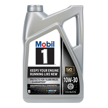 Mobil 1 Advanced Fuel Economy Full Synthetic Motor Oil 0W-20, 5 Quart