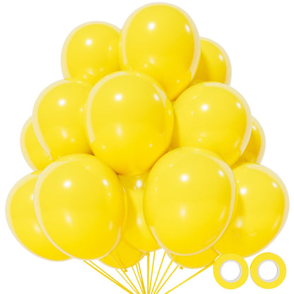 110pcs Black Balloon 12 inch, Black Latex Balloons for Birthday Party Baby Shower Wedding(with 2 Ribbons).