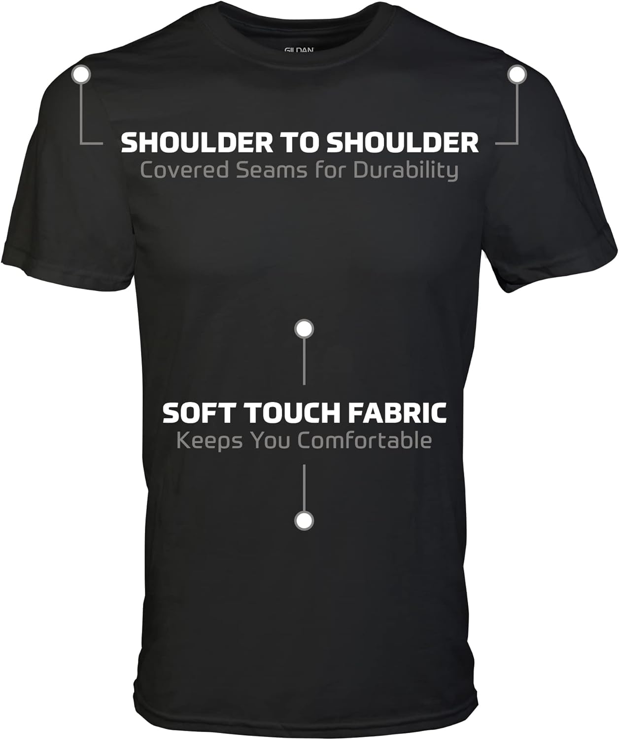 Gildan Herren Platinum Rundhals-T-Shirts