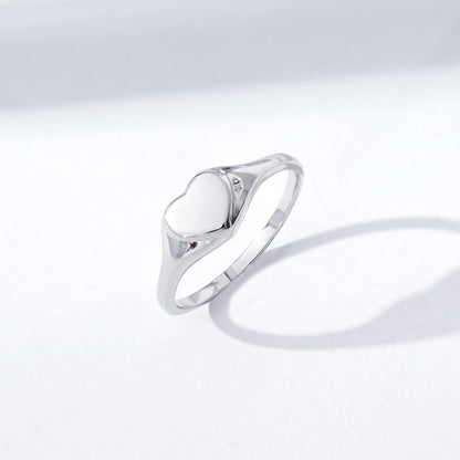 Amazon Essentials 14K Plated Sterling Silver Round Signet Ring