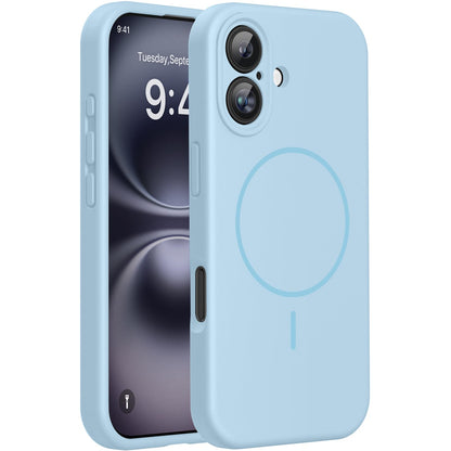 Miracase Magnetic for iPhone 17 Pro Case, Compatible with MagSafe, Integrated Silicone Camera Control Cover, 3.0mm Thicken Shockproof Drop Protection Phone Case for 17 Pro,Dark Blue