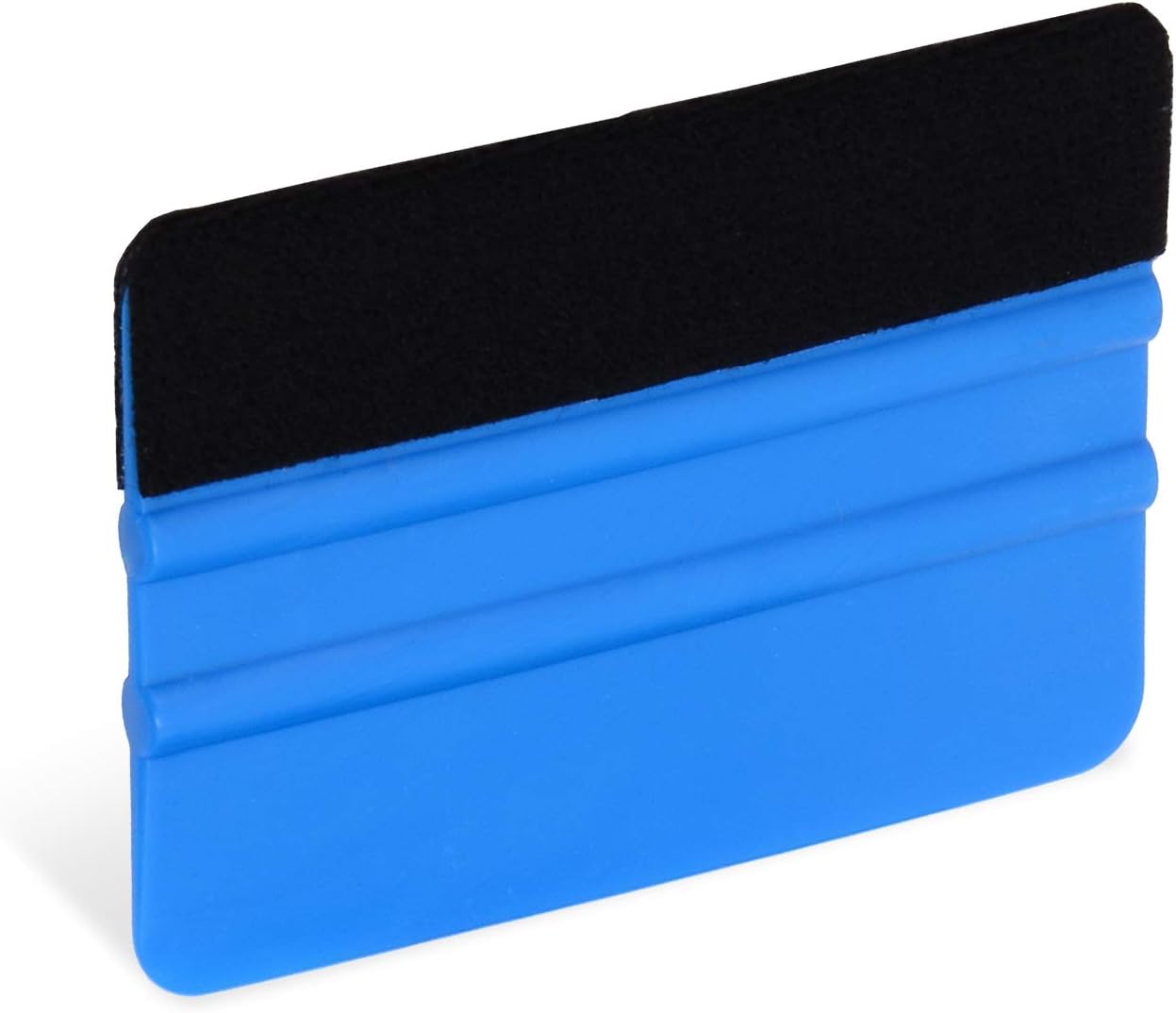 EHDIS 2 Stücke Vinyl Rakel Filzkantenrakel 10 cm Auto Vinyl Abzieher Decal Applikator Fensterfolien-Werkzeug mit Filzkante (2 Stücke, Blau)
