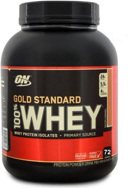 OPTIMUM NUTRITION Gold Standard 100% Whey Protein Powder, Double Rich Chocolate, 2.27kg - [packaging may vary]