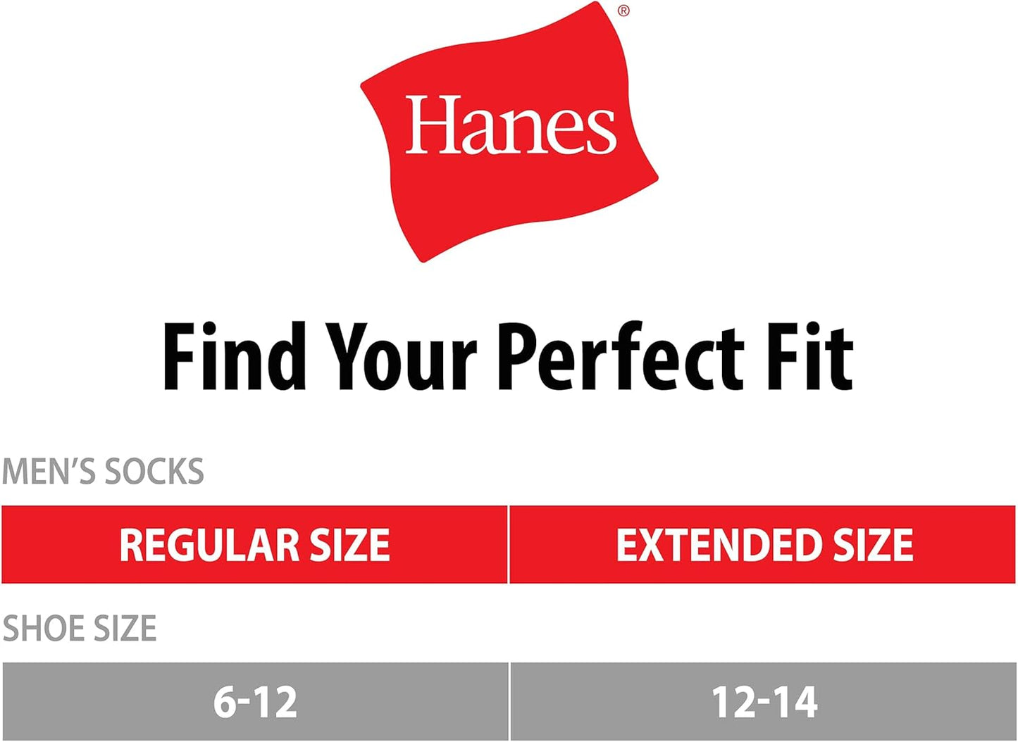 Hanes Herren Crew-Socken Max Cushioned, feuchtigkeitsableitend mit Geruchskontrolle, Multipack