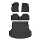 GINOWY-Floor Mats for Toyota 4Runner 1996-2002,1st+2nd Row,TPE All Weather Car Mats Custom Fit Rubber Floor Liners Car Accessories for Toyota 4Runner