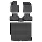 GINOWY-Floor Mats for Toyota 4Runner 1996-2002,1st+2nd Row,TPE All Weather Car Mats Custom Fit Rubber Floor Liners Car Accessories for Toyota 4Runner