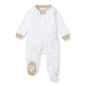 Burt's Bees Baby Boys Sleep and Play Pajamas, 100% Organic Cotton, One-piece PJs, Diagonal Zip Up Loose Fit Footie