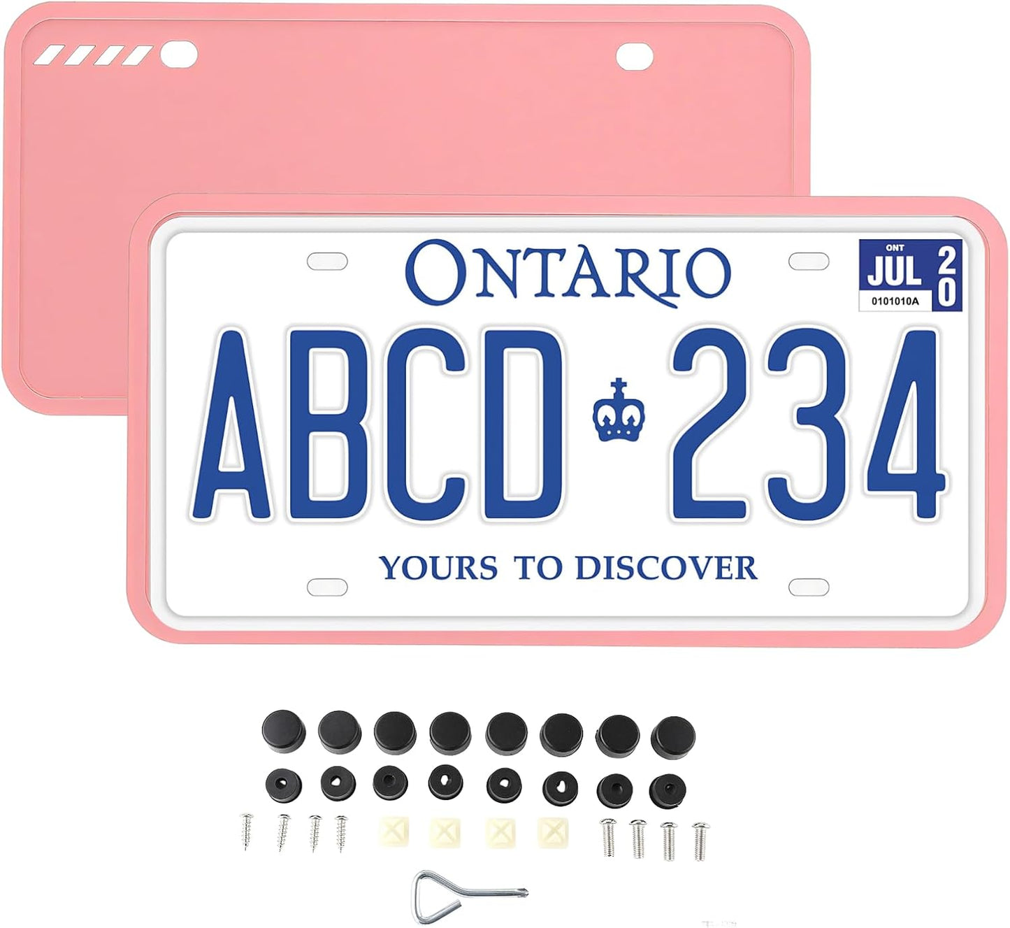 Silicone Frames Pink-2 pack