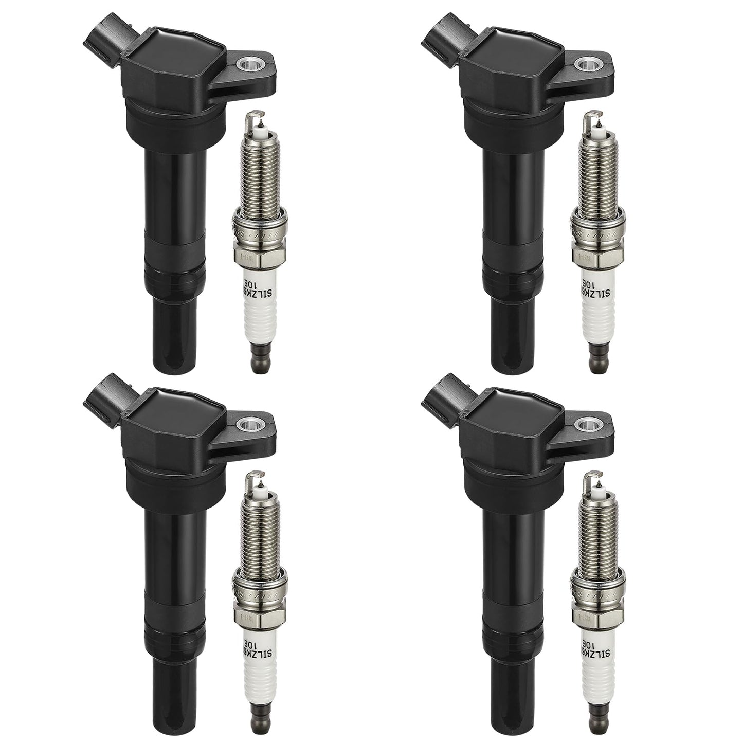 BDFHYK Ignition Coil Pack UF648 and Iridium Spark Plug 97390 Compatible with Jeep Grand Cherokee 2011-2015 Jeep Wrangler Dodge Charger Grand Caravan 2016 Chrysler 200 300 Jeep Coil Pack 3.6L Set of 6