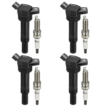 BDFHYK Ignition Coil Pack UF648 and Iridium Spark Plug 97390 Compatible with Jeep Grand Cherokee 2011-2015 Jeep Wrangler Dodge Charger Grand Caravan 2016 Chrysler 200 300 Jeep Coil Pack 3.6L Set of 6