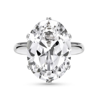 Linawe Cubic Zirconia Imitation Diamond Moissanite Rings for Women, 14K Gold/Rose Gold/Silver Adjustable Chunky Ring, Costume Rhinestone Jewelry for Wedding Engagement