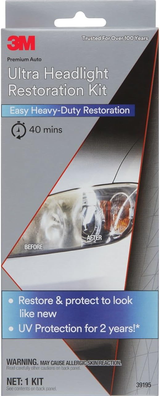 3M Ultra Headlight Restoration Kit: A Game-Changer for Faded Lenses