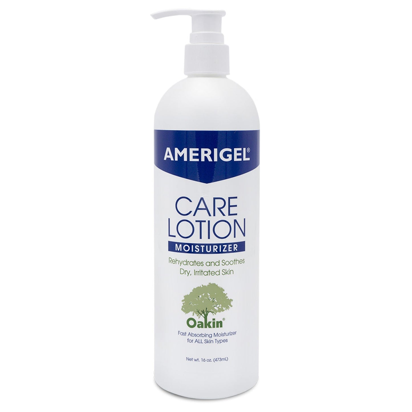 AMERIGEL Care Lotion – Hypoallergenic Moisturizer - Diabetic Skin Care - Rehydrates and Soothes Dry, Irritated Skin - 16 oz.