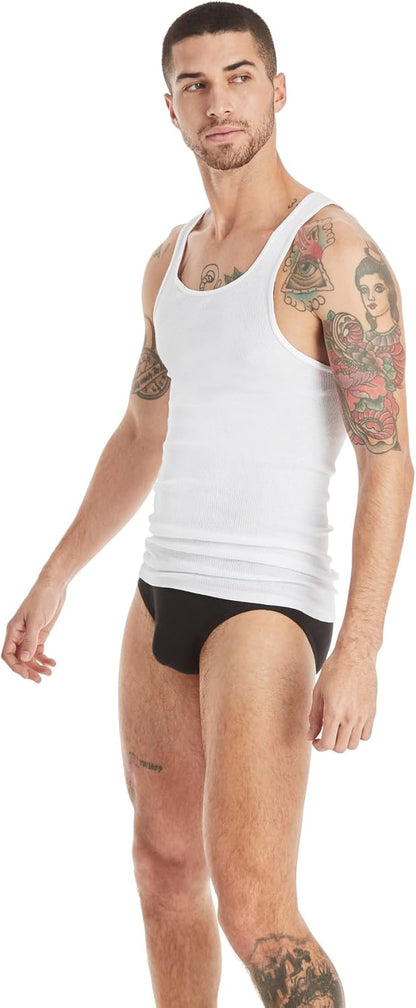 Hanes Geripptes Tanktop für Herren
