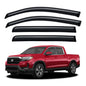 Window Visors Rain Guards for 2015-2026 Ford F150 SuperCrew & 2017-2026 F-150 Raptor F250 F350 F450 F550 Super Duty Crew Cab, Out-Channel Window Vent Deflectors Visors Shades Protectors