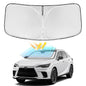 for Toyota Tacoma 2016-2023 2024 2025 2026 Sun Shade Sunshade Windshield Cover - 4 Layers Front Window Shade Custom Fit Tacoma 2Dr 4Dr Pickup Sun Visor 240T Shade Blocks UV Rays Car Accessories
