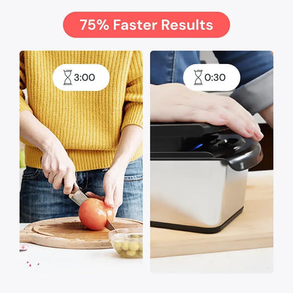 Fullstar Gemüsehacker und Mandolinenschneider - Julienne-Schneider, Würfelschneider, Reibe für Lebensmittel, Gemüse, Zwiebeln, Gurken, Tomaten, Salat, Kartoffeln, Käse - Küchenutensilien & Gadgets (Kompakt 6-in-1, Weiß)