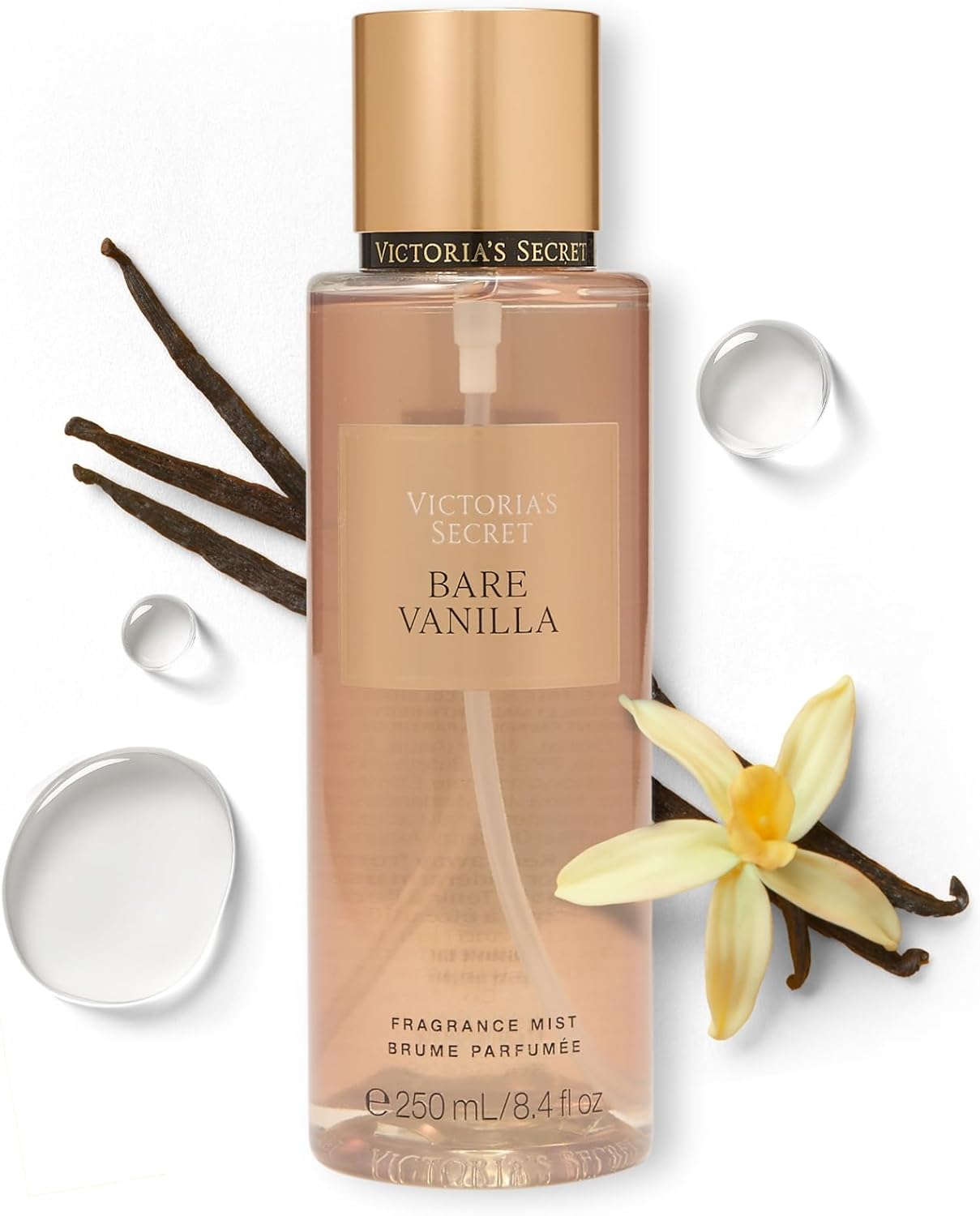 Victoria's Secret Body Fragrance Mist, Bare Vanilla - 8.4 fl oz