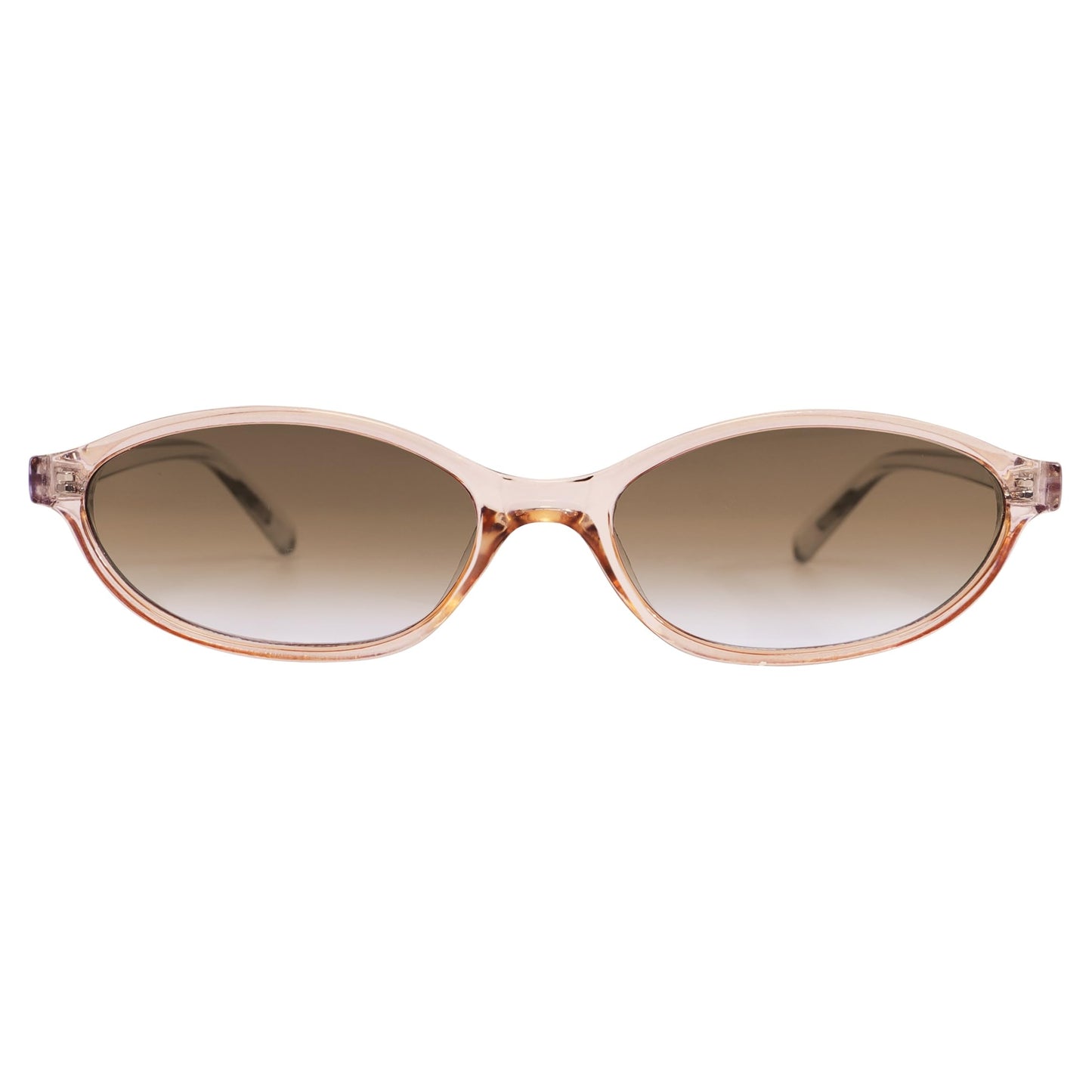 GUVIVI Retro Ovale Sonnenbrille für Damen Chic Cat Eye 90er Jahre Sonnenbrille Leichte Schmale Sonnenbrille Trendiger UV-Schutz Sonnenbrille