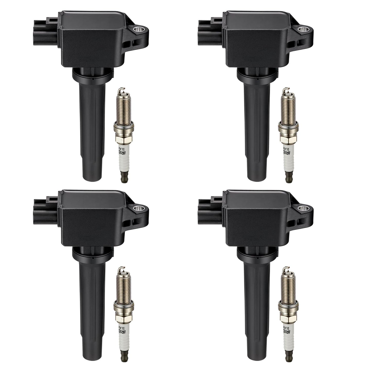 BDFHYK Ignition Coil Pack UF648 and Iridium Spark Plug 97390 Compatible with Jeep Grand Cherokee 2011-2015 Jeep Wrangler Dodge Charger Grand Caravan 2016 Chrysler 200 300 Jeep Coil Pack 3.6L Set of 6