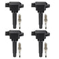 BDFHYK Ignition Coil Pack UF648 and Iridium Spark Plug 97390 Compatible with Jeep Grand Cherokee 2011-2015 Jeep Wrangler Dodge Charger Grand Caravan 2016 Chrysler 200 300 Jeep Coil Pack 3.6L Set of 6