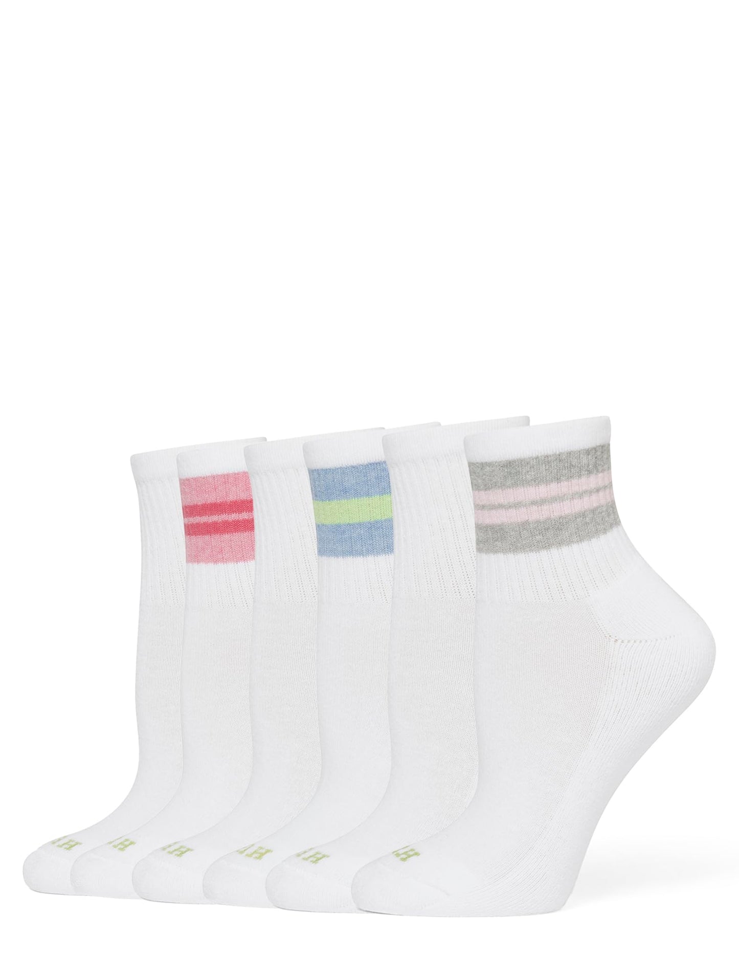 One SizeHeather Stripe - 6 Pair Pack