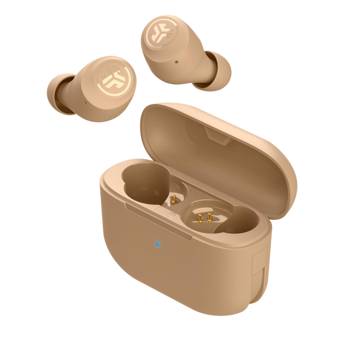 JLab, Go Air Pop+ Tones, True Wireless Earbuds, Bluetooth, IPX4, Dual Connect, EQ3 Sound, 4975 C
