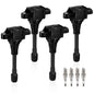 BDFHYK Ignition Coil Pack UF648 and Iridium Spark Plug 97390 Compatible with Jeep Grand Cherokee 2011-2015 Jeep Wrangler Dodge Charger Grand Caravan 2016 Chrysler 200 300 Jeep Coil Pack 3.6L Set of 6