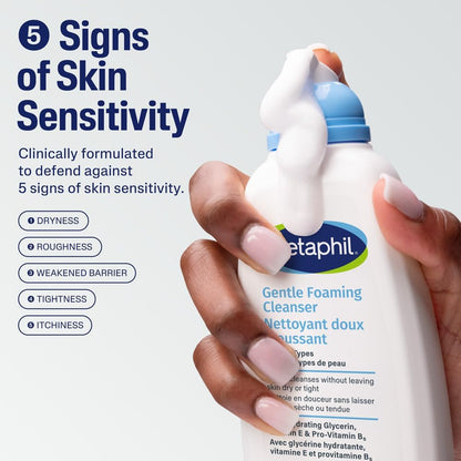 Cetaphil Milde Hautreinigung (473 ml) – Feuchtigkeitsspendende Gesichts- und Körperreinigung – Ideal für empfindliche, trockene Haut – Nicht reizend, parfümfrei und von Dermatologen empfohlen