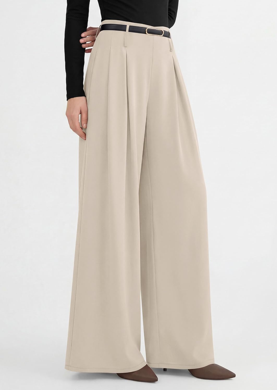 PRETTYGARDEN Womens Wide Leg Trousers: Elevate Your Workwear with Comfort and Style