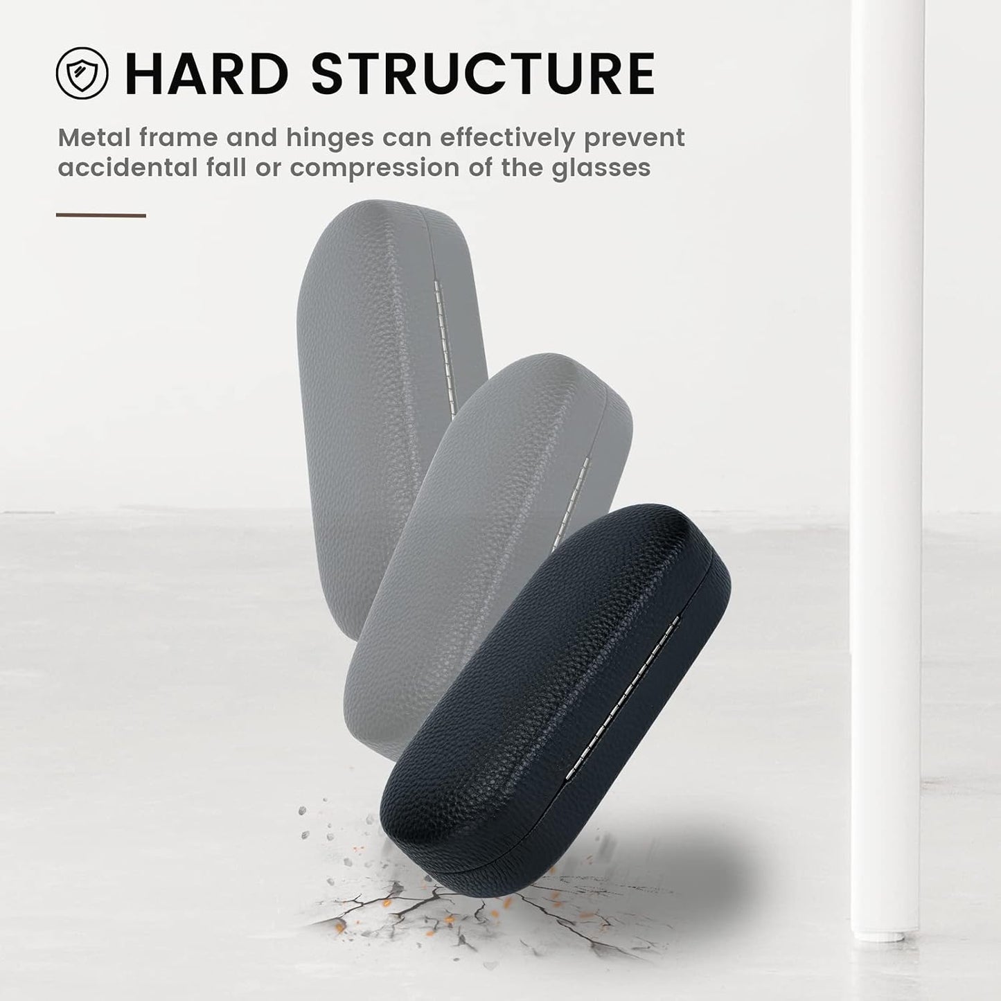 Protect Your Shades in Style with molshine Hard Shell Leather Sunglasses Case