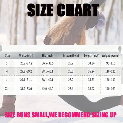 AEEZO Women's Fleece Lined Cargo Leggings Review: Warmth and Style