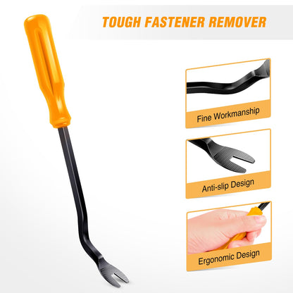 GOOACC 5PCS Auto Trim Removal Tool Kit No-Scratch Pry Tool Kit for Car Door Clip Panel & Audio Dashboard Dismantle -5PCS