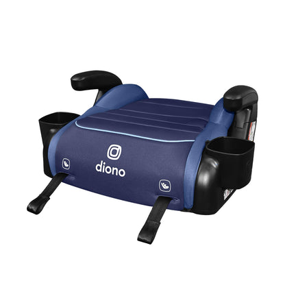 Diono Connect3 RXT Backless Booster, Slim Fit 3-Across in Many Mid-Sized Sedans and SUVs, for Children from 40-120 lbs., Lightweight with Latch connectors