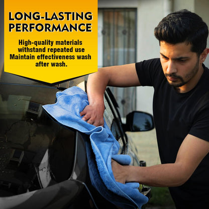 HOMEXCEL Microfiber Cleaning Cloth 12 Pack, 12.5 x 12.5 inch Microfiber Towels for Cars, Ultra Absorbent Car Washing Cloth, Lint Free Streak Free Cleaning Rags for Car, Kitchen, and Window (Grey)