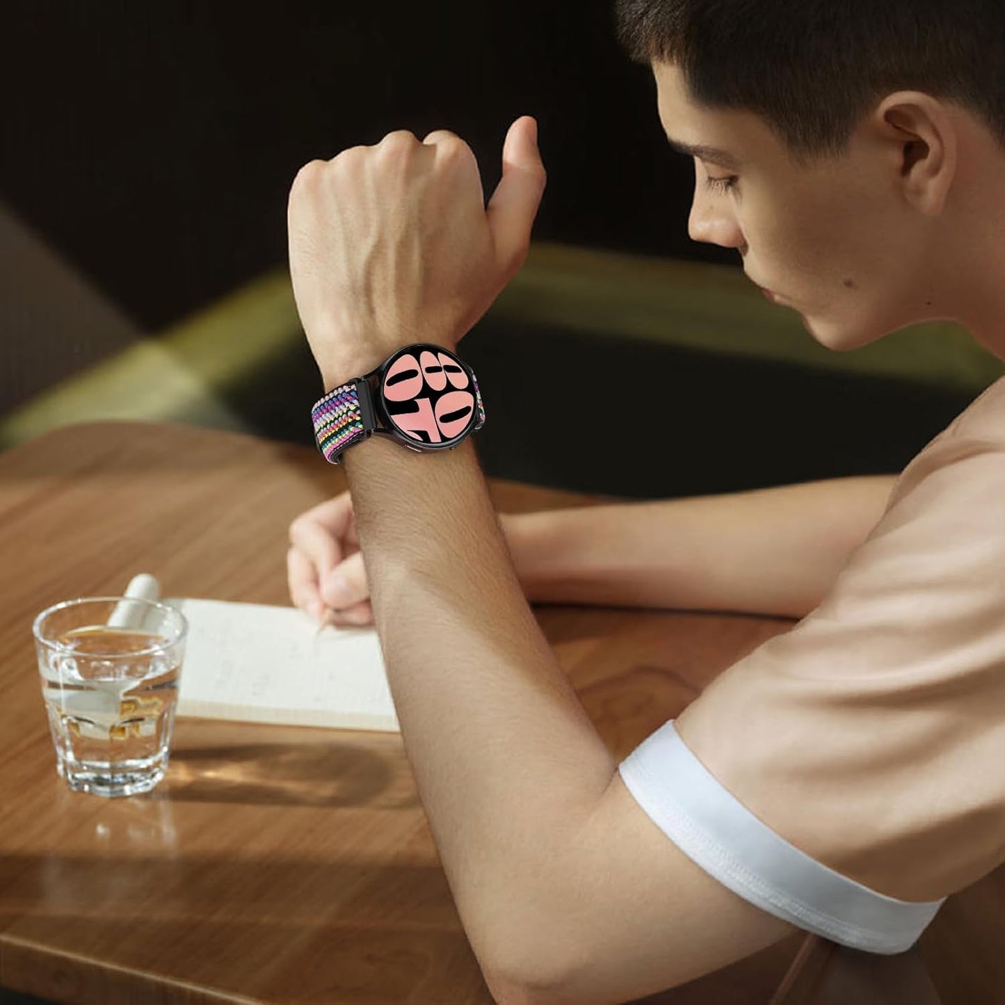 Runostrich Schnellverschluss-Nylon-Uhrenarmband - Breitenwahl - 18mm, 19mm, 20mm, 22mm, 24mm elastische Uhrenarmbänder verstellbares dehnbares Solo Loop Sport Nylon Ersatzarmband für Damen Herren, 3 Stück
