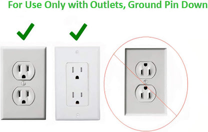 Sleek Socket Original & Patented Ultra-Thin Outlet Concealer with Cord Concealer Kit, 3-Foot Flat Extension Cord with 3 Outlets Power Strip, Safety Certified, Ideal for Kitchens and Behind Furniture