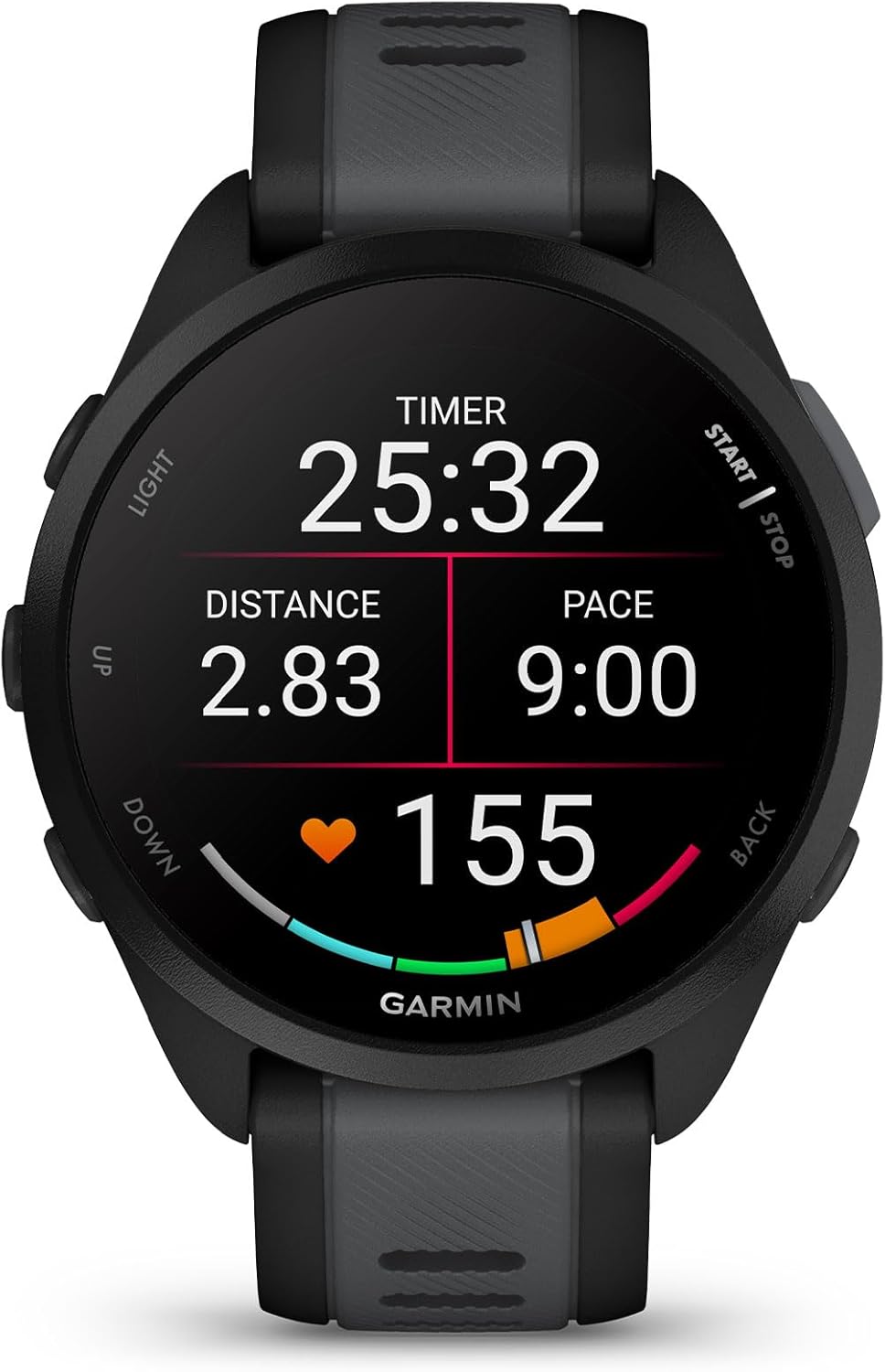 Garmin Forerunner® 165, Running Smartwatch, Colorful AMOLED Display, Training Metrics and Recovery Insights, Black