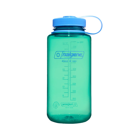 Nalgene 32 oz Wide Mouth Water Bottle | BPA-Free, Durable & Leak Proof, Lightweight Bottle for Hiking & Gym, Work & Travel