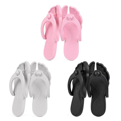 Rosoz Flip Flops for Women Men Foldable Travel Slippers Lightweight Shower Shoes Non-Slip Quick-Dry Bathroom Camp Beach Sandals