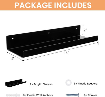 upsimples Acrylic Shelves for Wall Decor: A Game-Changer for Clutter-Free Spaces