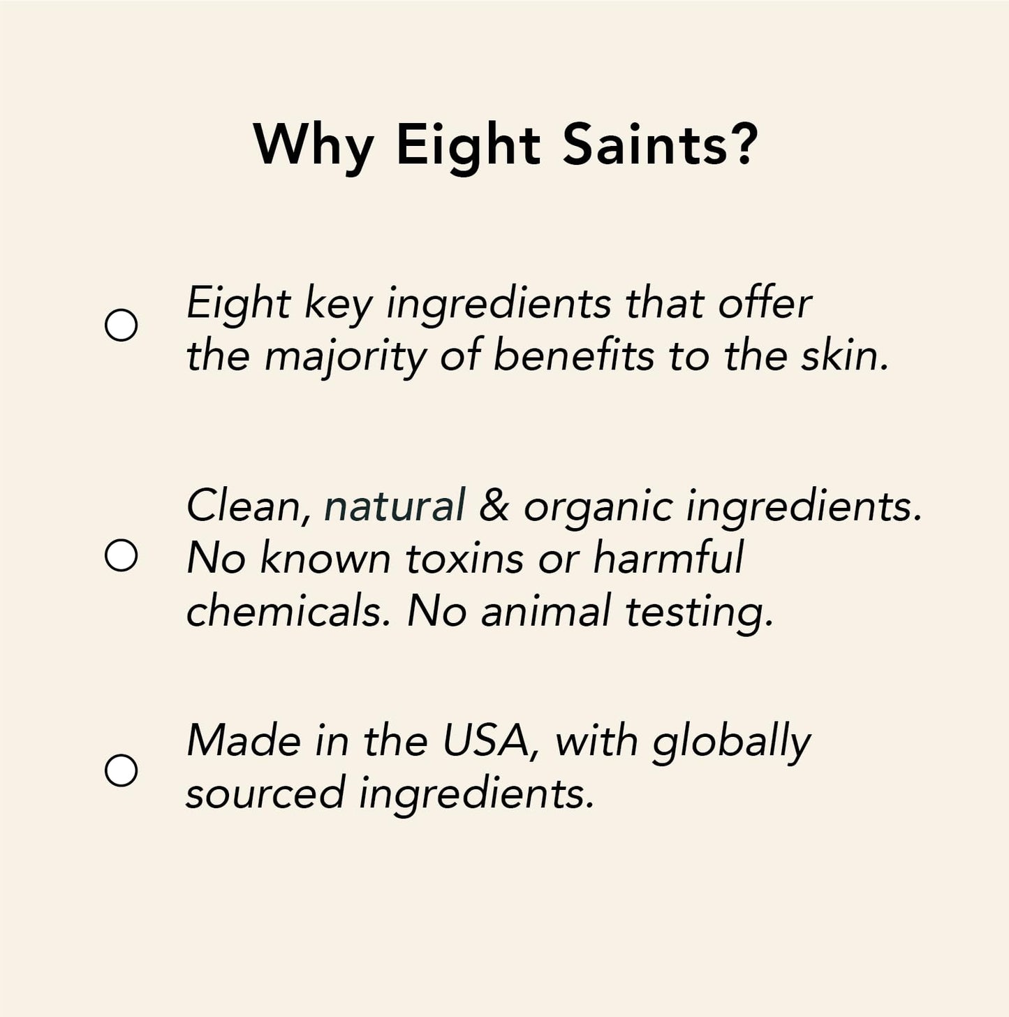 Eight Saints Retinol Facial Moisturizer Cream, For Firming Face, Neck & Eye Wrinkles and Lines, Deep Hydrating Lotion, Fragrance-Free, with Retinol, Hyaluronic Acid, and Vitamin E, 2 Ounces