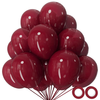 110pcs Black Balloon 12 inch, Black Latex Balloons for Birthday Party Baby Shower Wedding(with 2 Ribbons).