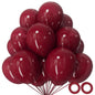 110pcs Black Balloon 12 inch, Black Latex Balloons for Birthday Party Baby Shower Wedding(with 2 Ribbons).