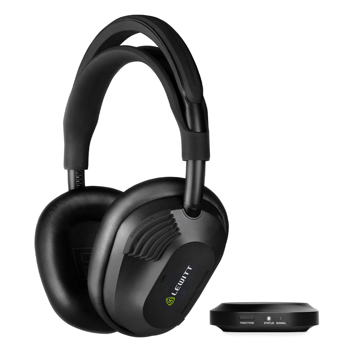 Lewitt LW6 Wireless Studio Headphones with Uncompressed, Ultra-Low Latency Audio and Premium Sound Quality - Ideal for Professional Mixing, Mastering, Monitoring, and Audio Recording.