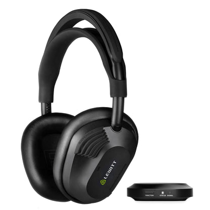 Lewitt LW6 Wireless Studio Headphones with Uncompressed, Ultra-Low Latency Audio and Premium Sound Quality - Ideal for Professional Mixing, Mastering, Monitoring, and Audio Recording.