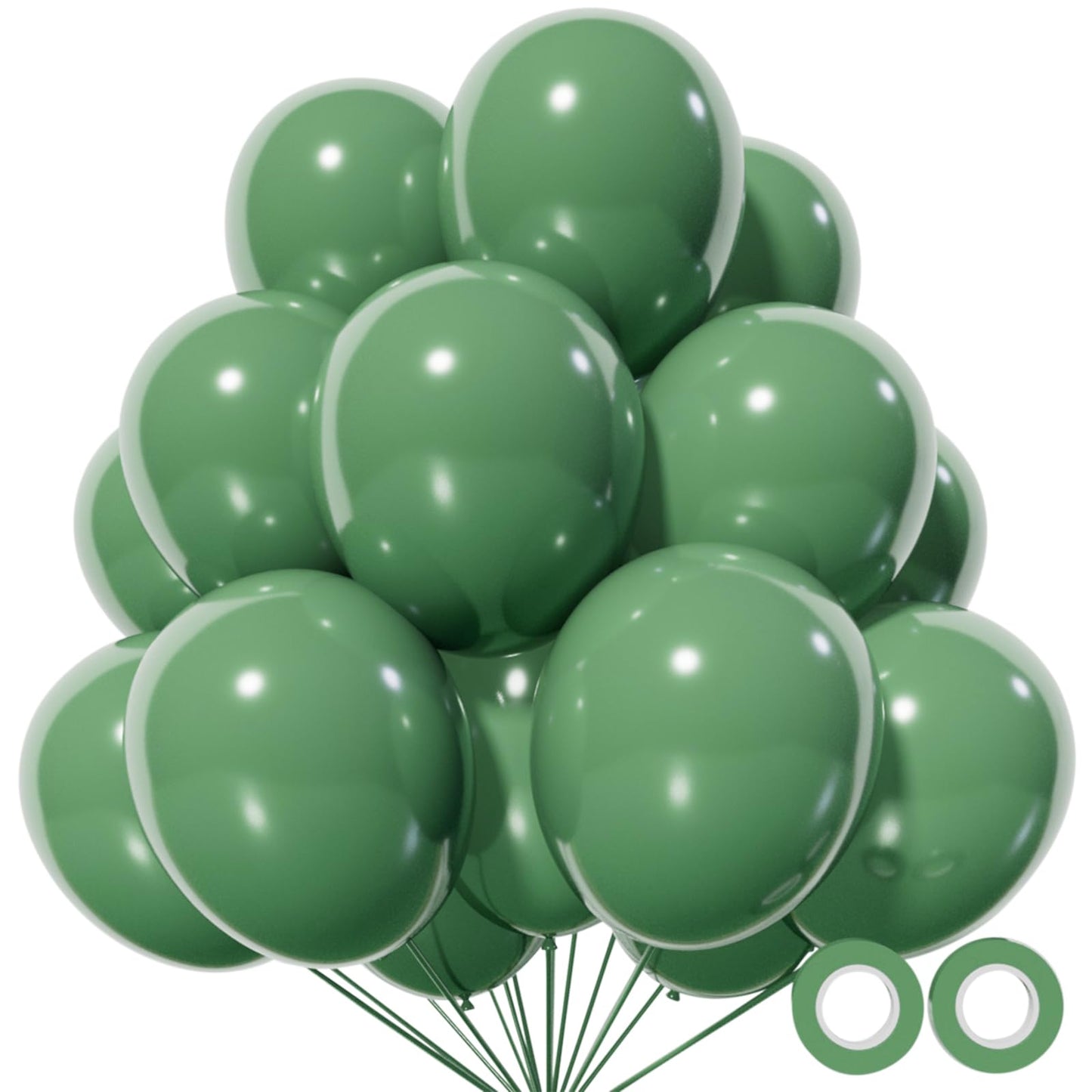110pcs Black Balloon 12 inch, Black Latex Balloons for Birthday Party Baby Shower Wedding(with 2 Ribbons).