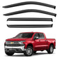 Window Visors Rain Guards for 2015-2026 Ford F150 SuperCrew & 2017-2026 F-150 Raptor F250 F350 F450 F550 Super Duty Crew Cab, Out-Channel Window Vent Deflectors Visors Shades Protectors